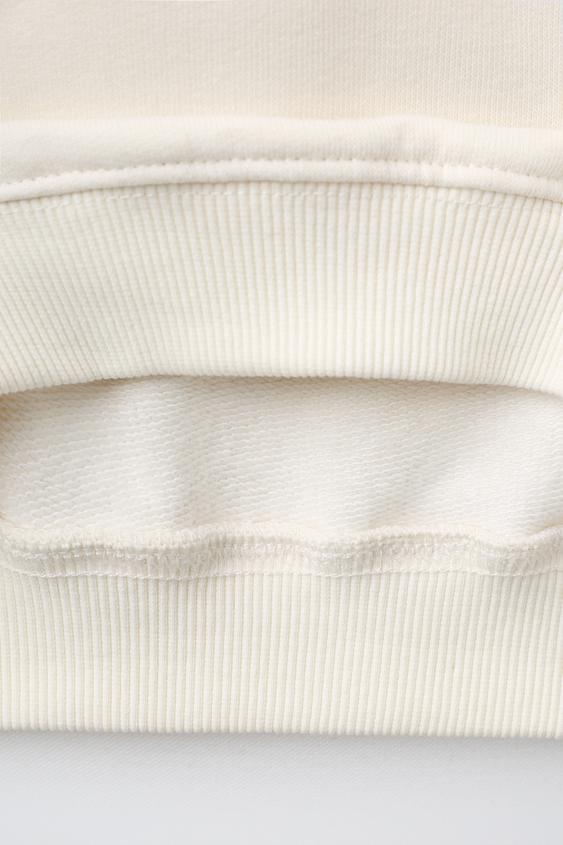 SWEAT À IMPRIMÉ OURS - Écru de Zara - Image 3