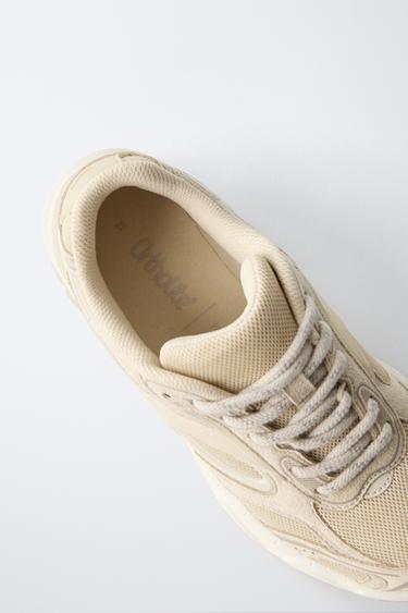 MESH TRAINERS - Sand Brown by Zara - Image 6