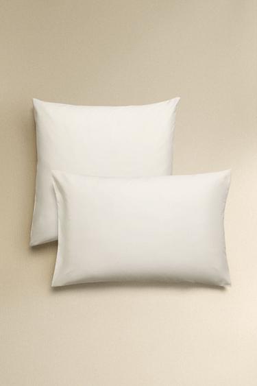 HOVEDPUDEBETRÆK I PERCALE (200 TRÅDE) - vanilje fra Zara