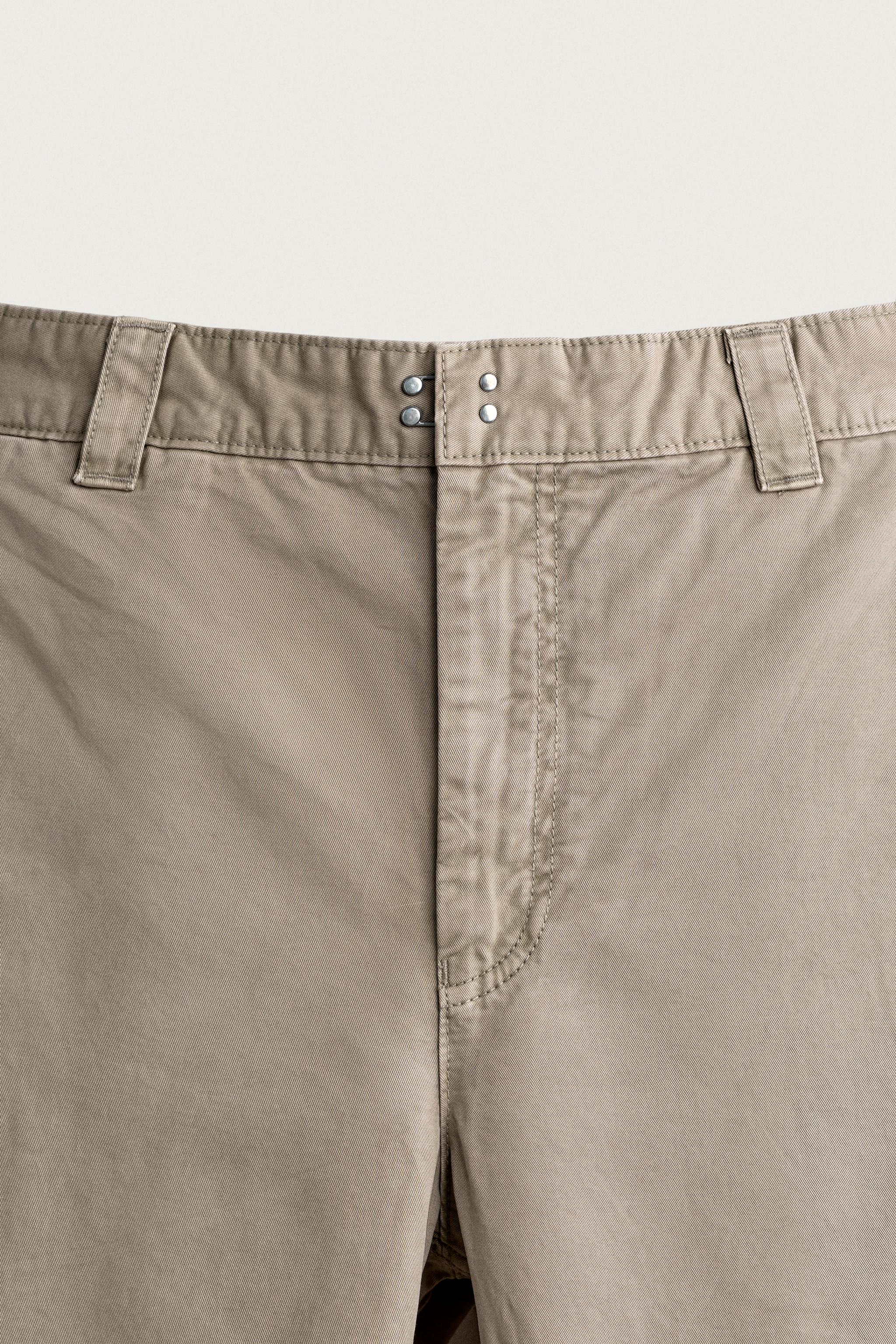 WASHED RELAXED FIT CHINO PANTS