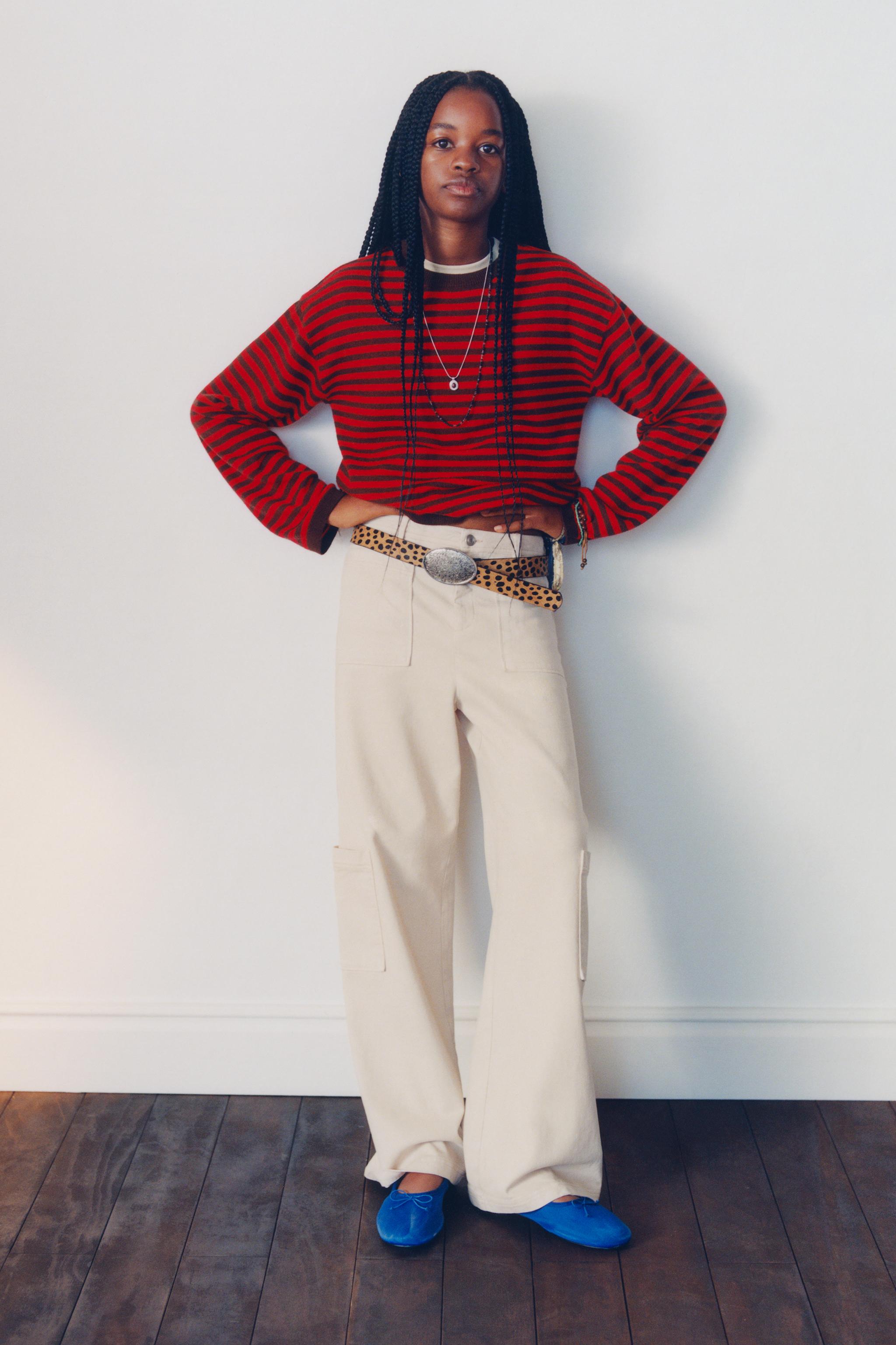 flare カーゴパンツ - エクリュ | ZARA Japan / 日本