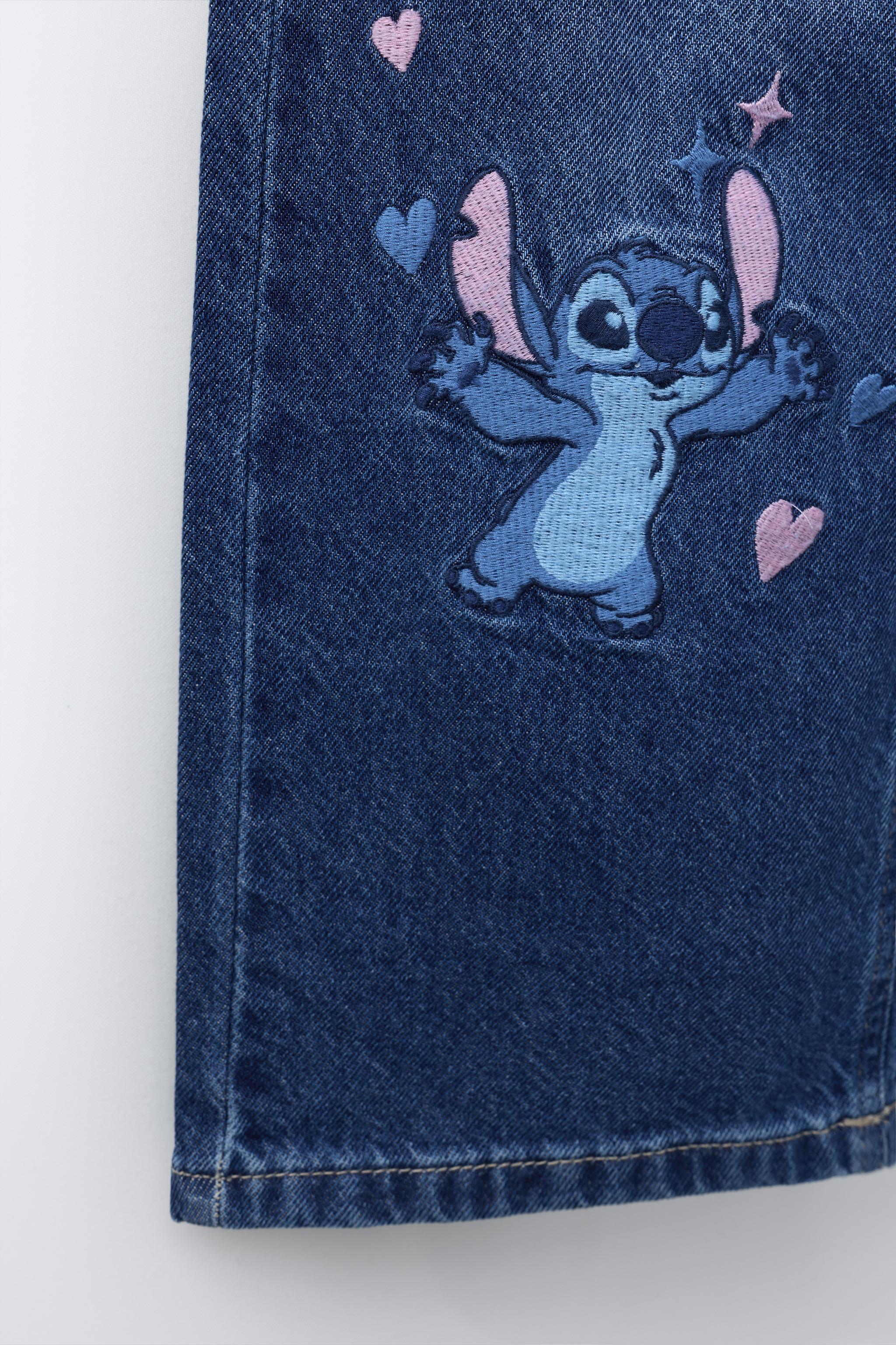 JEAN WIDE LEG BRODÉ LILO & STITCH © DISNEY