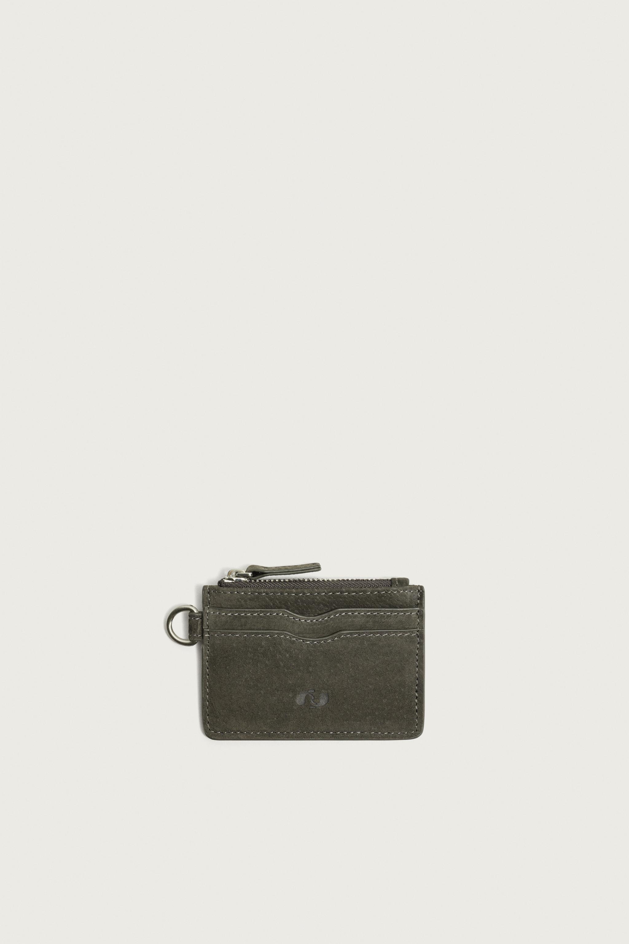 LEATHER CARDHOLDER COIN PURSE