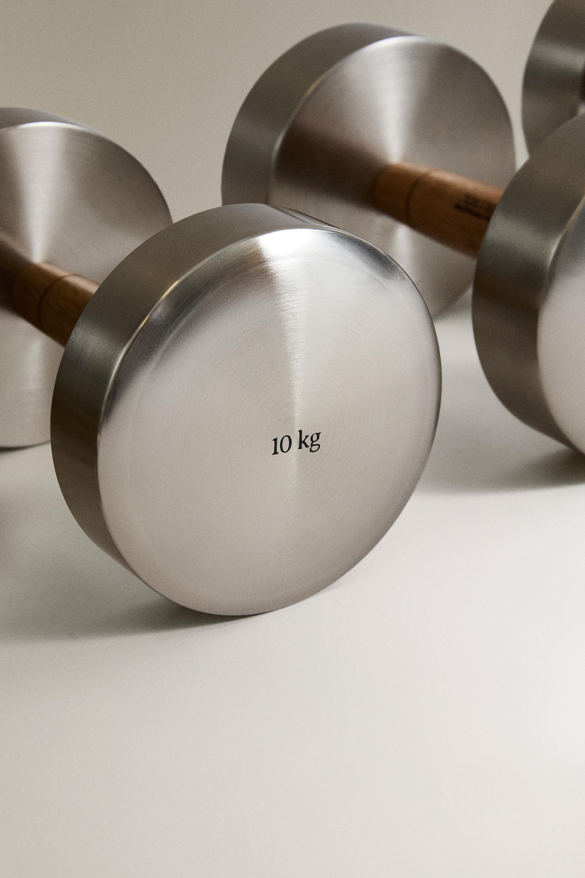 Zara OAK WOOD AND STEEL DUMBBELL — фото 3