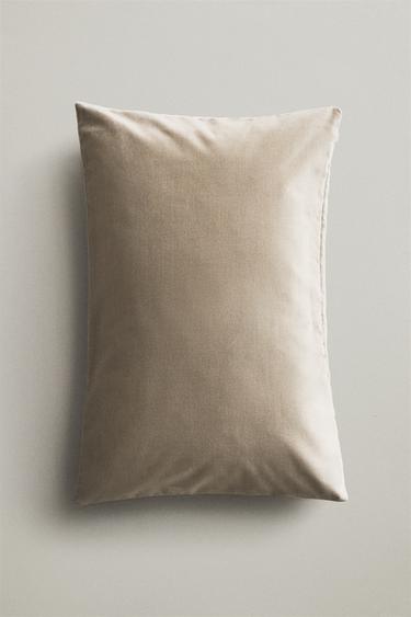 VELVET CUSHION COVER - Stone by Zara