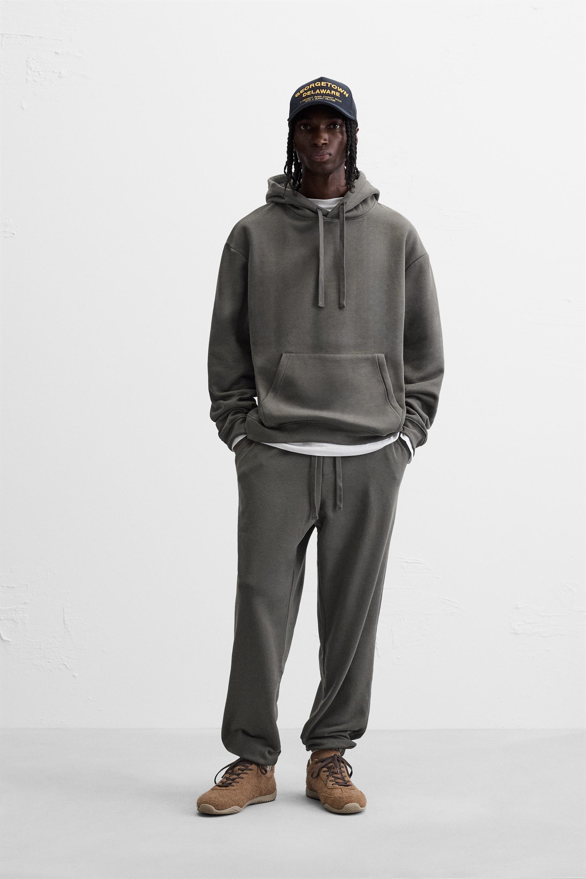 Zara grey tracksuit sale