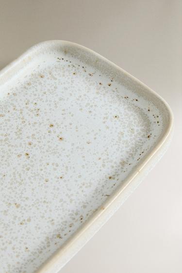 BEURRIER EN GRÈS - Blanc cassé de Zara - Image 2