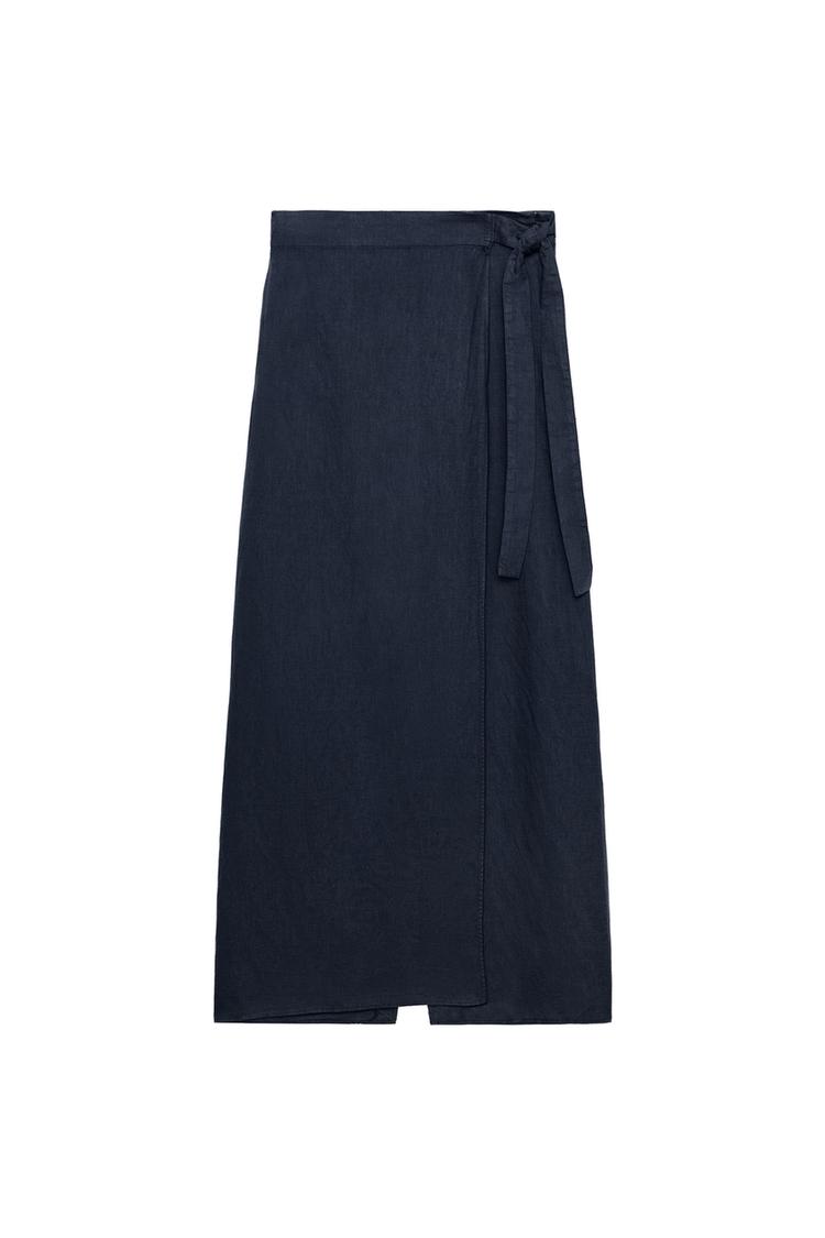 ZW COLLECTION PAREO TROUSERS WITH LINEN BLEND