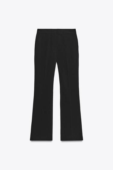 FLARE TROUSERS - Black by Zara