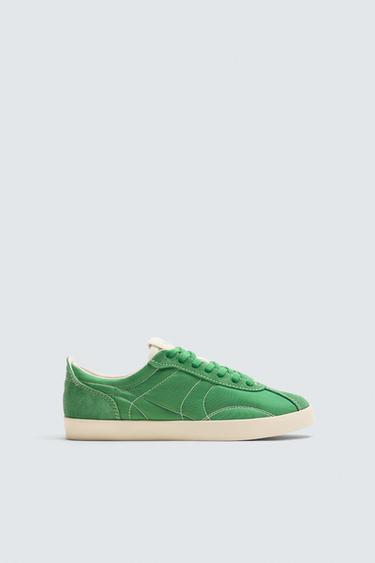 TÊNIS ACOLCHOADO - Verde da Zara