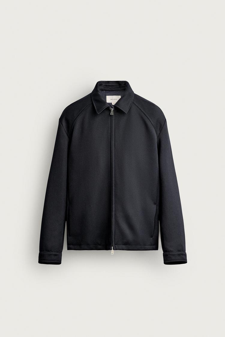 WOOL BLEND REGULAR FIT JACKET