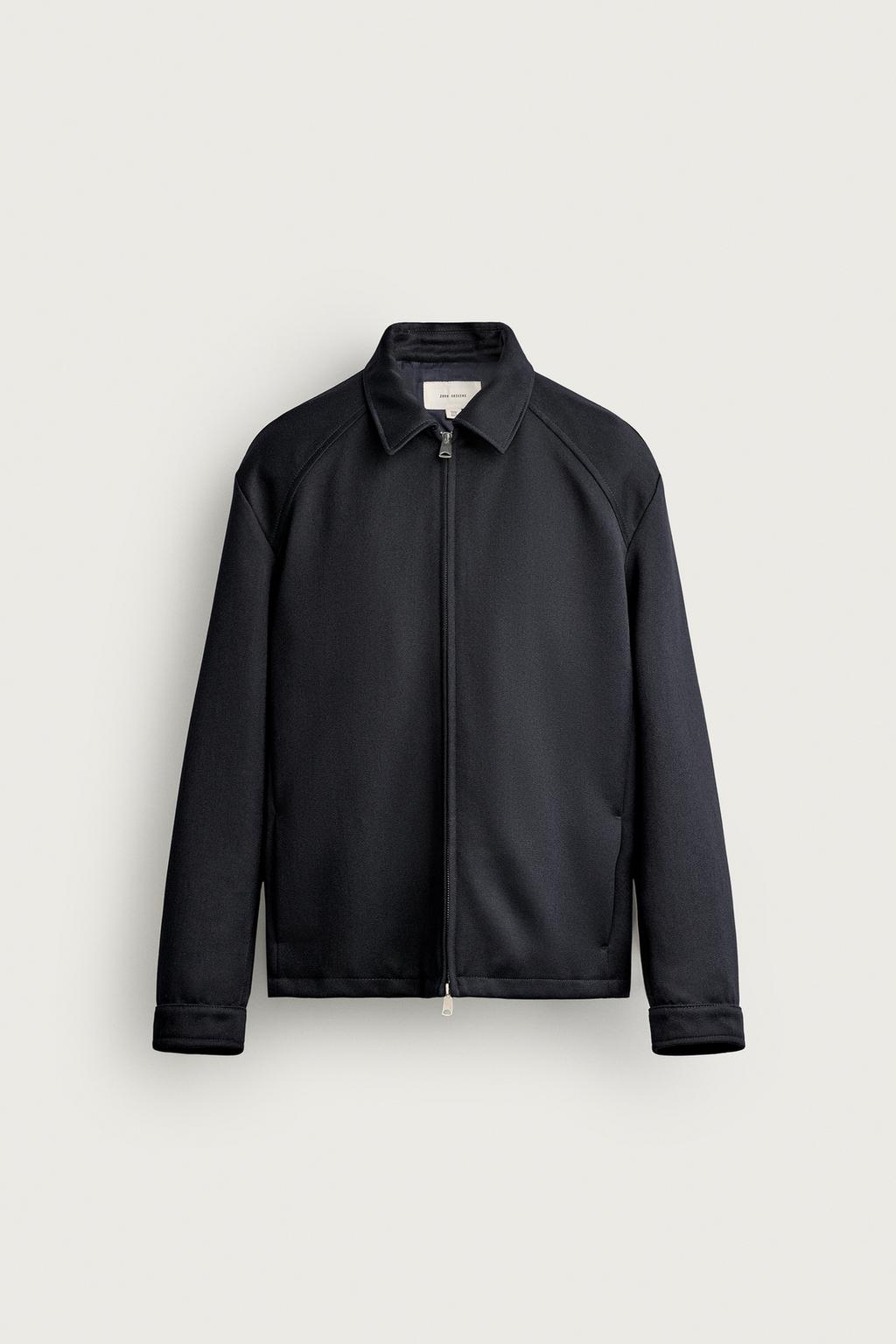WOOL BLEND REGULAR FIT JACKET
