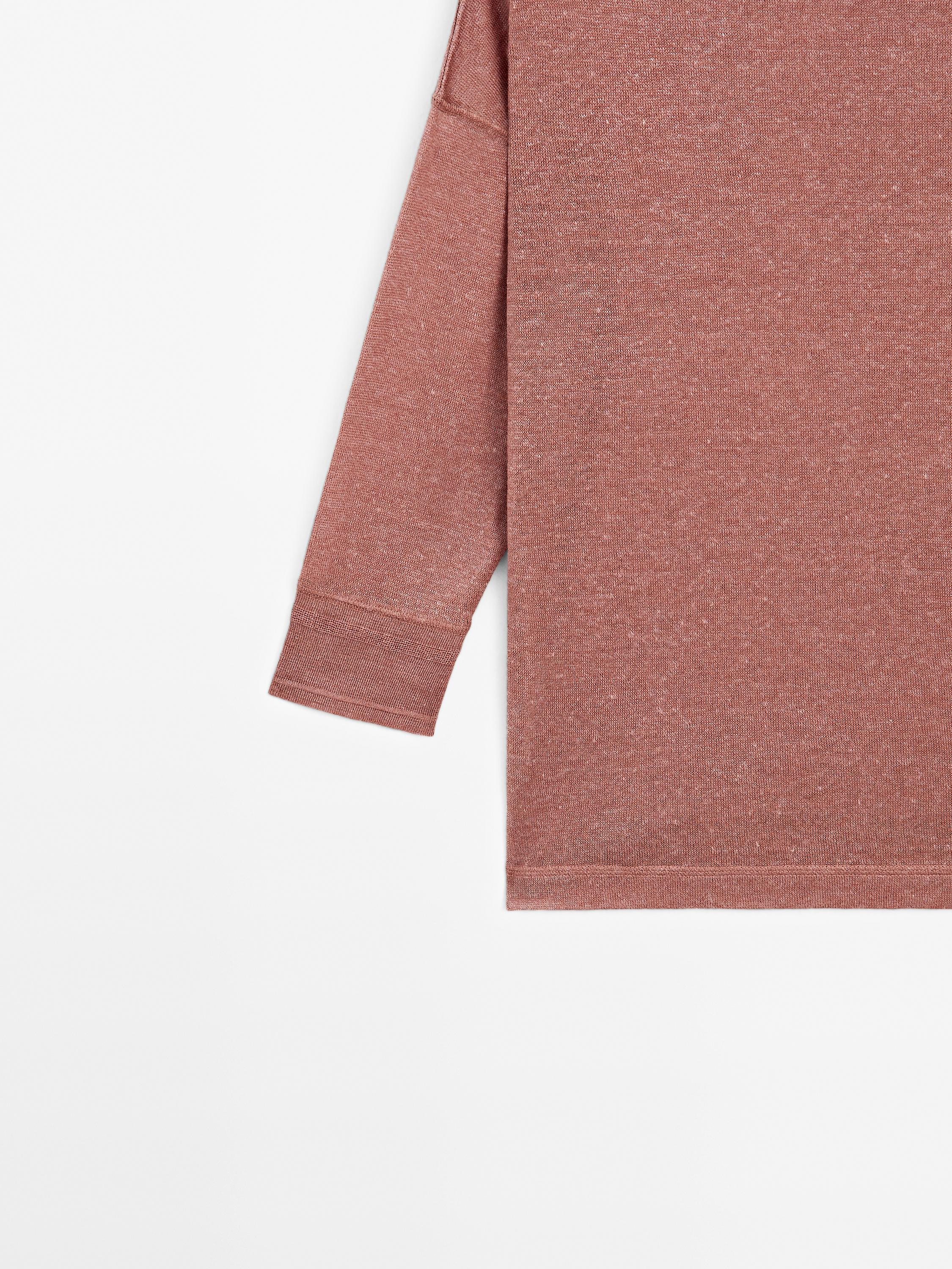 Lightweight wool and linen blend T-shirt