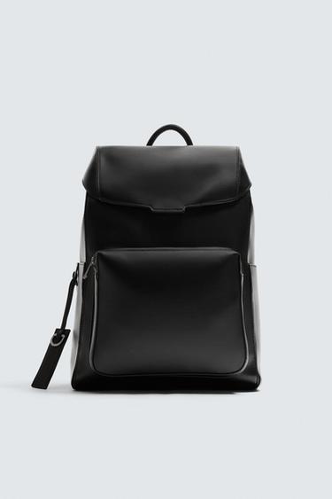 FLAP BACKPACK - Black by Zara