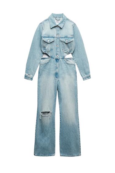 FULL LENGTH DENIM JUMPSUIT