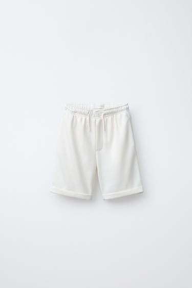 Zara COMFORT SHORTS - Sand
