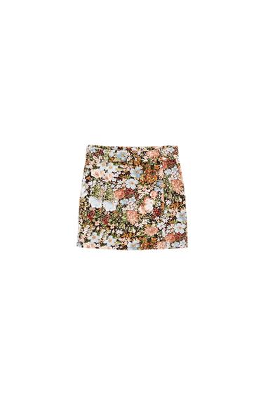 FALDA TERCIOPELO ESTAMPADA