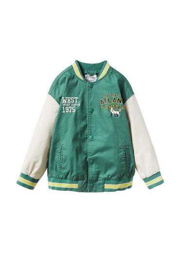 VARSITY JACKET WITH PATCHES