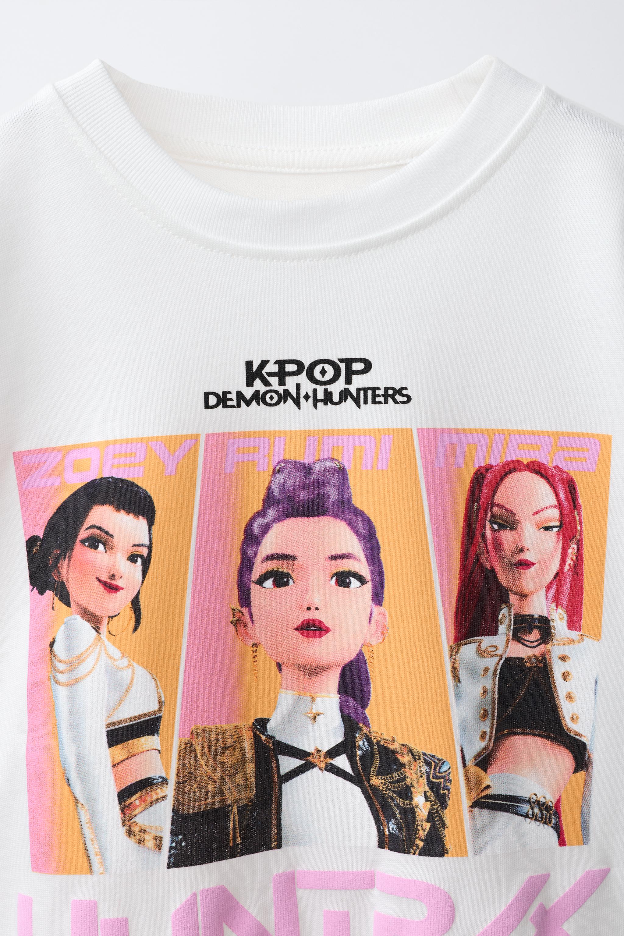 Детские футболки Zara KPOP DEMON HUNTERS™ NETFLIX © T-SHIRT — фото 3