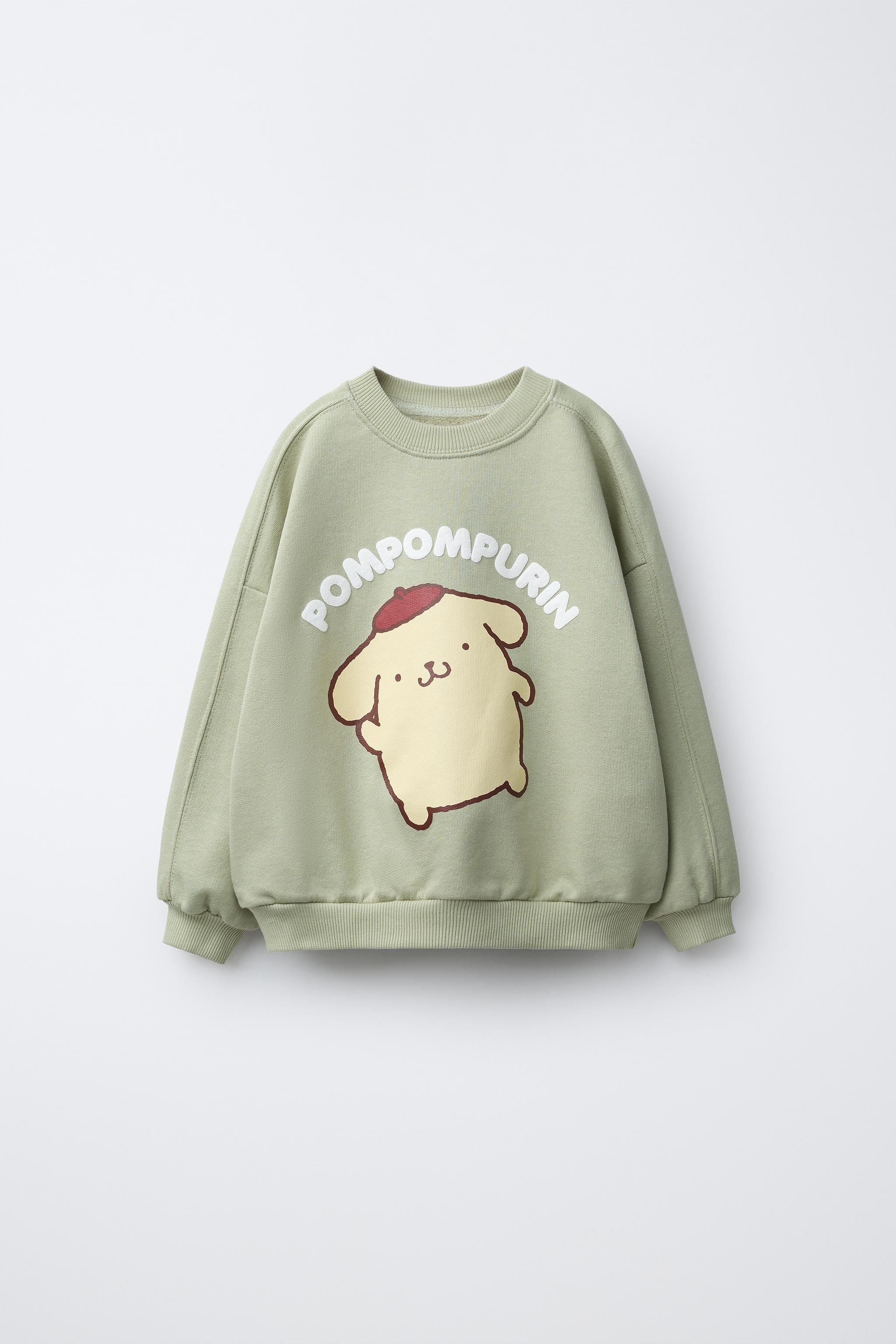 SWEAT IMPRIMÉ POMPOMPOURIN © SANRIO - Vert clair | ZARA France