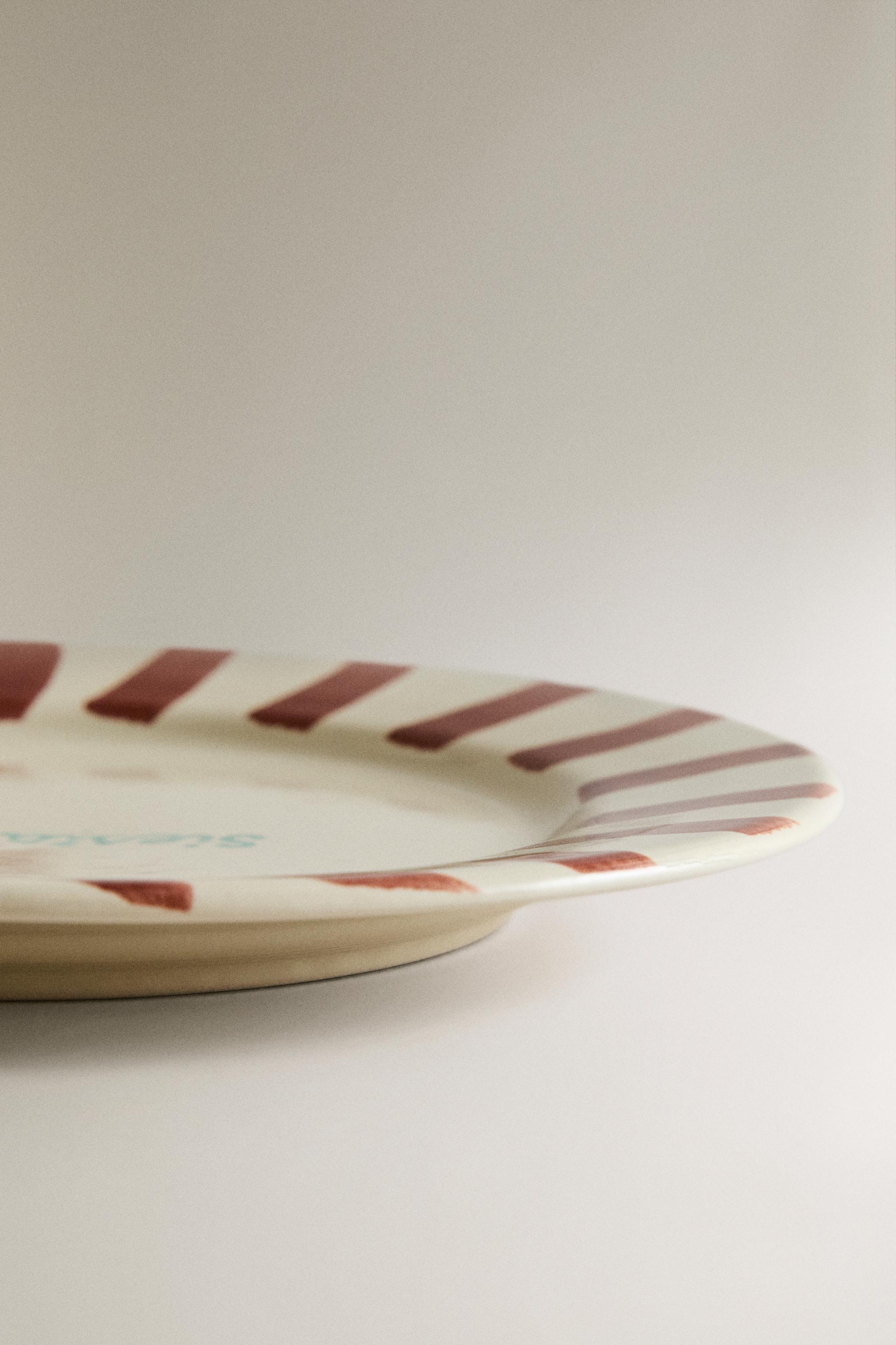 KIDS' CERAMIC DOG PLATE