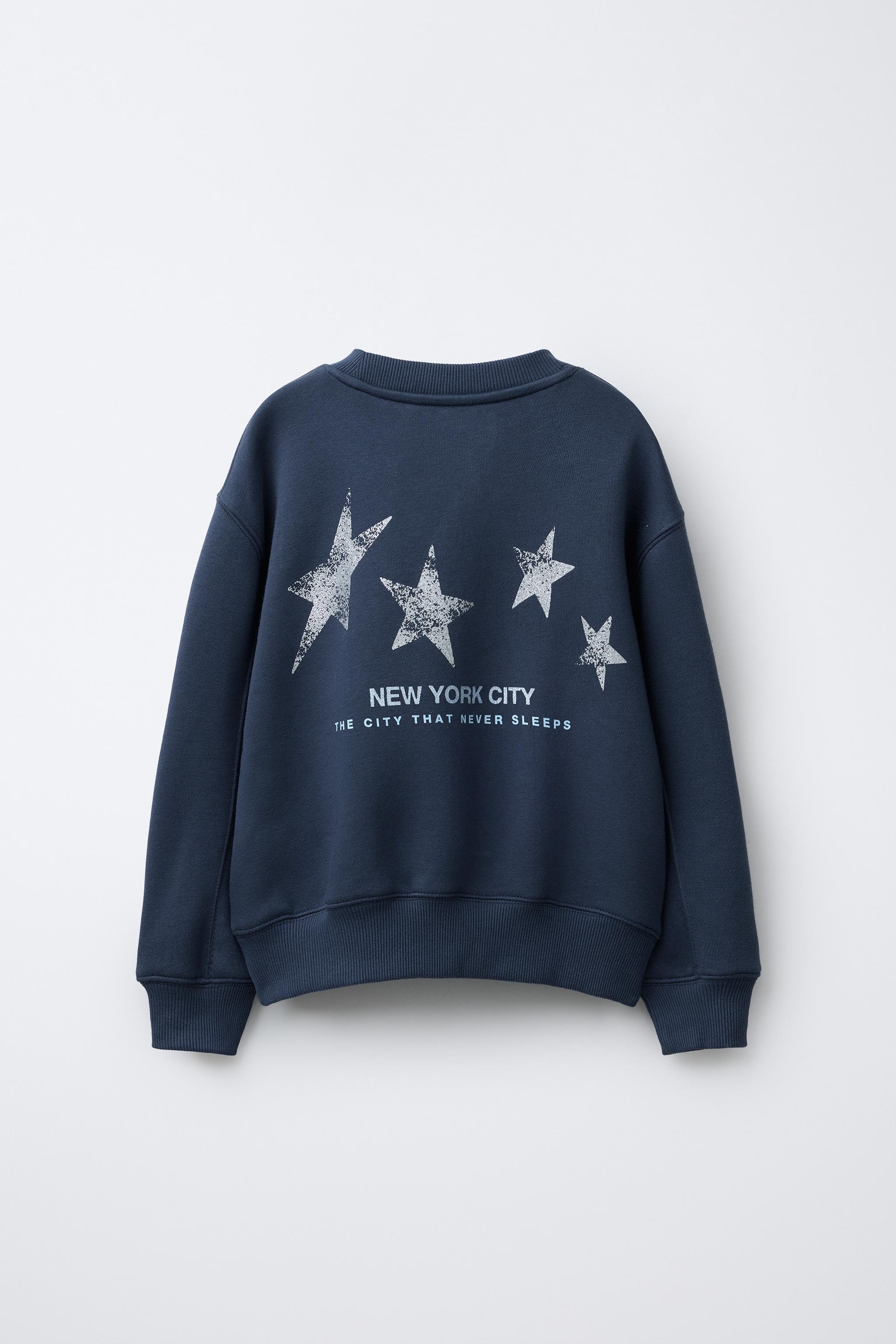 SPARKLY STAR PRINT SWEATSHIRT