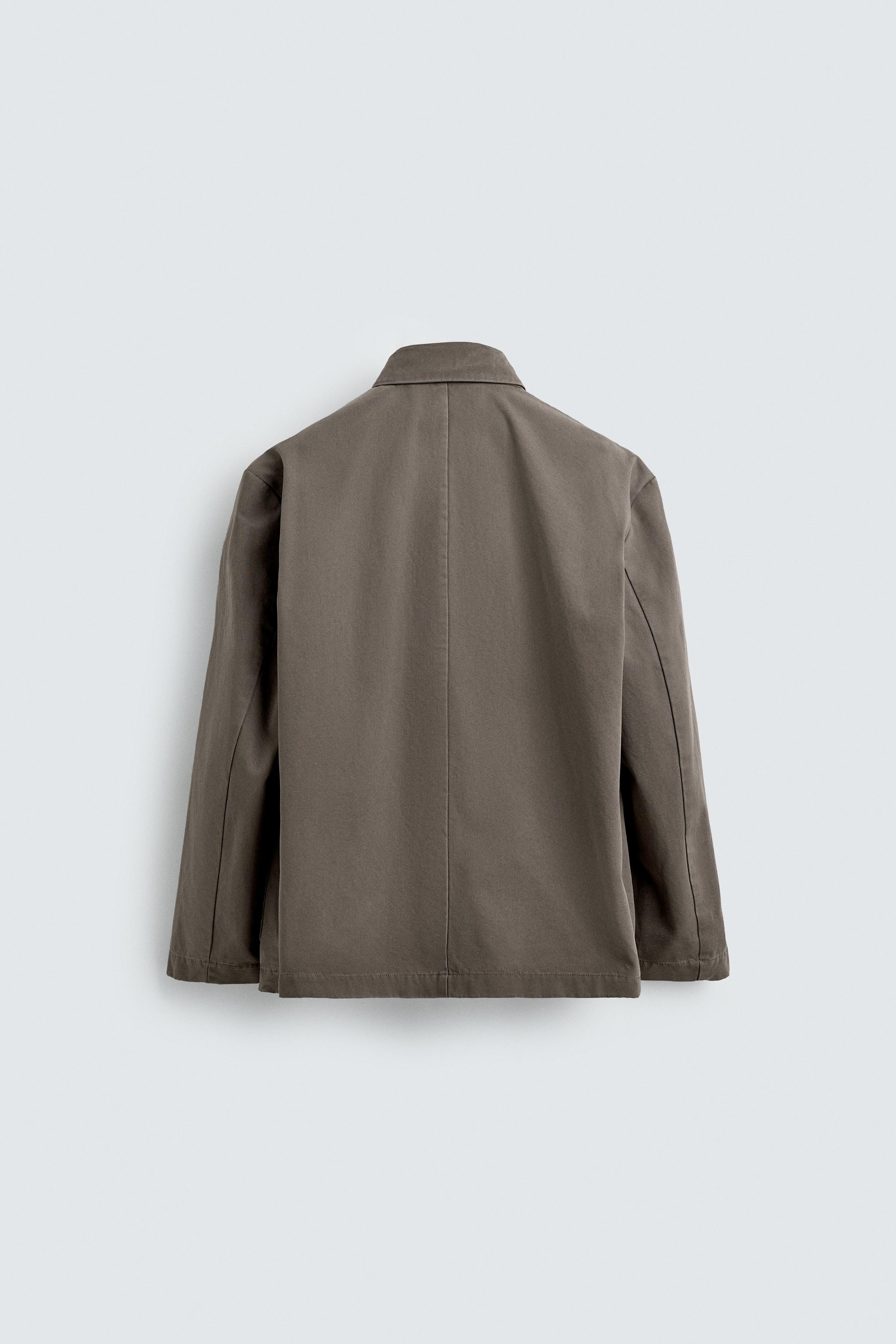 RELAXED FIT COTTON BLAZER
