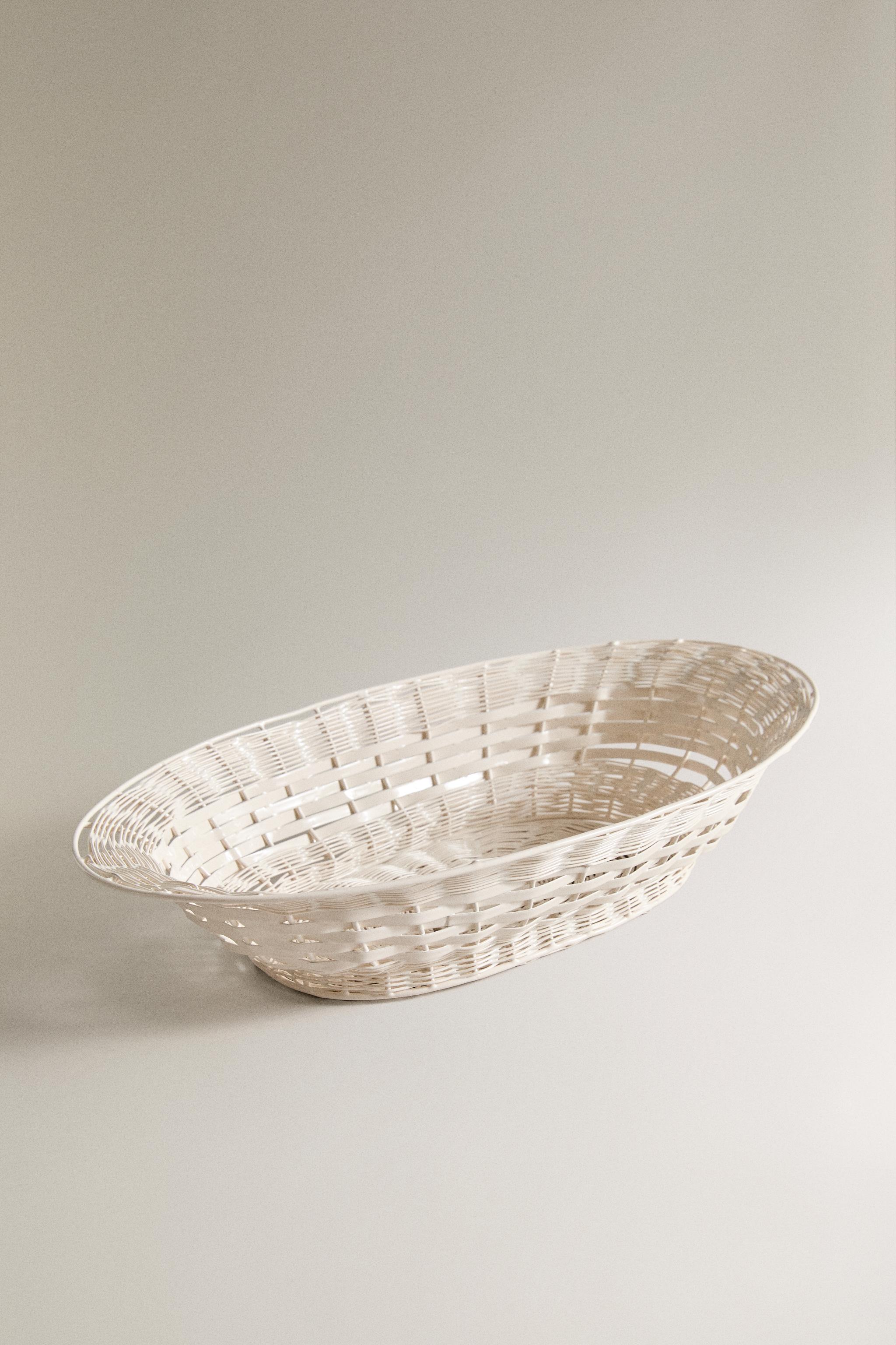 OVAL BASKET — Cream