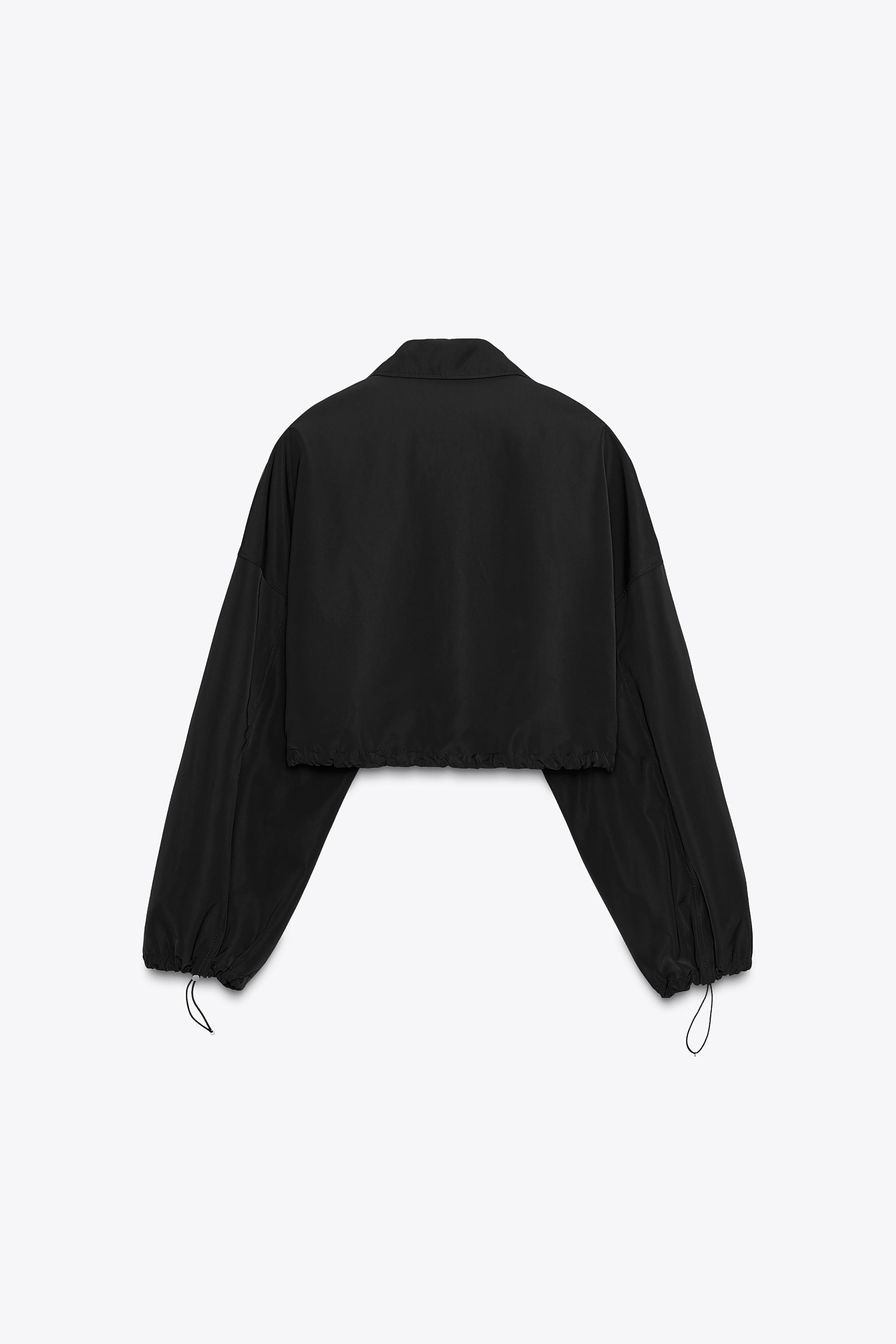 ⭐️Y's サテンショートブラック ジャケット クロップド丈⭐️セール COS◇ショート丈 ツイルジャケット ブラック◇関税送料込み (COS