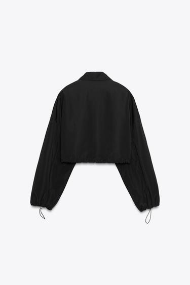 VESTE COURTE ZW COLLECTION - Noir de Zara - Image 7
