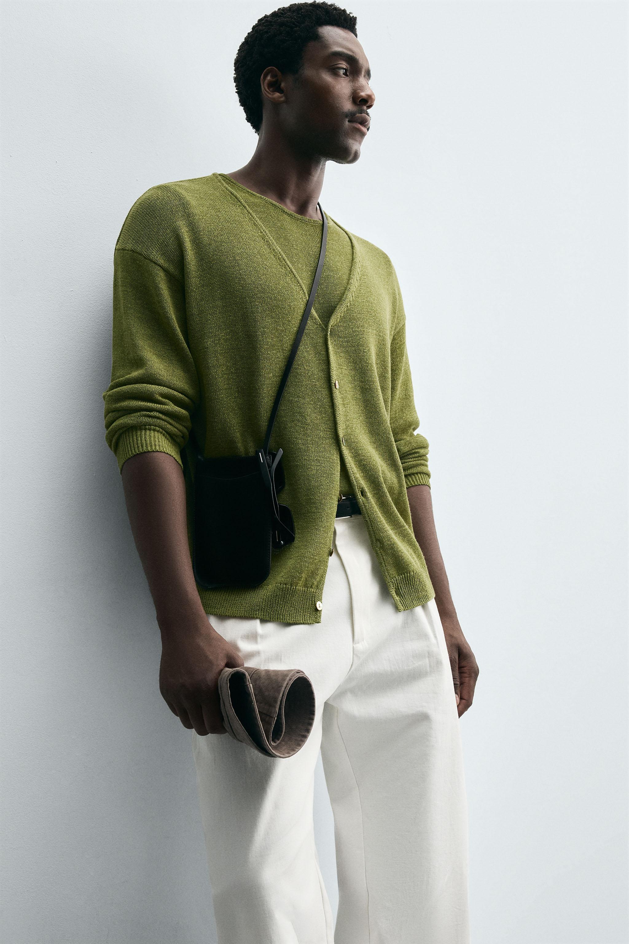 LINEN CARDIGAN