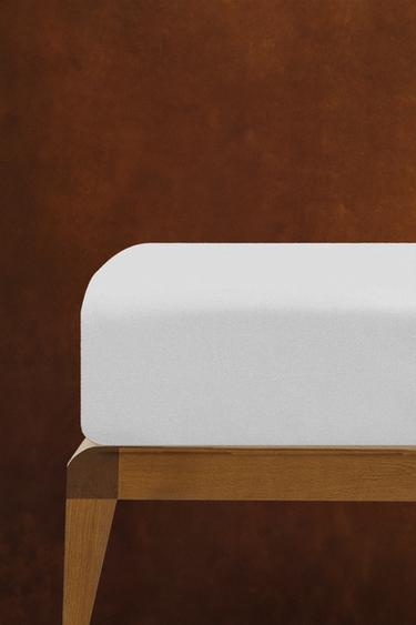 DRAP-HOUSSE SATIN | 40 CM DE HAUT (300 FILS) - Blanc de Zara - Image 4