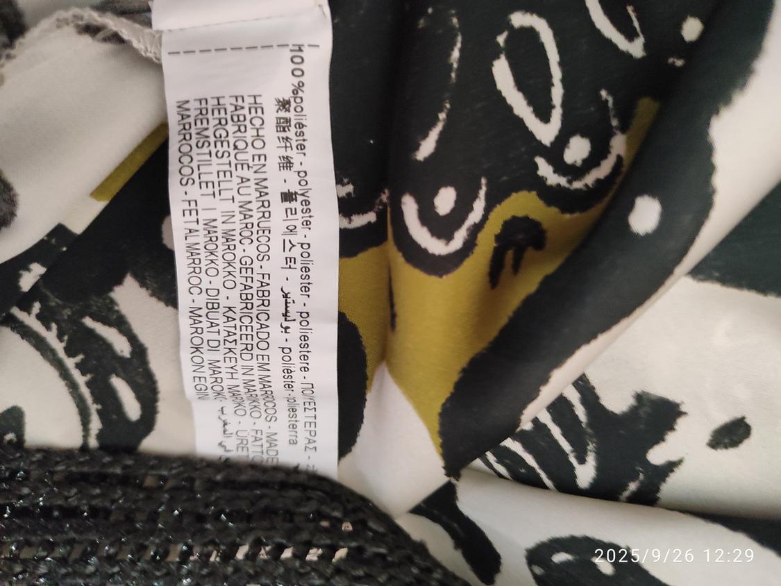 PRINTED DRESS WITH BELT - Image 7