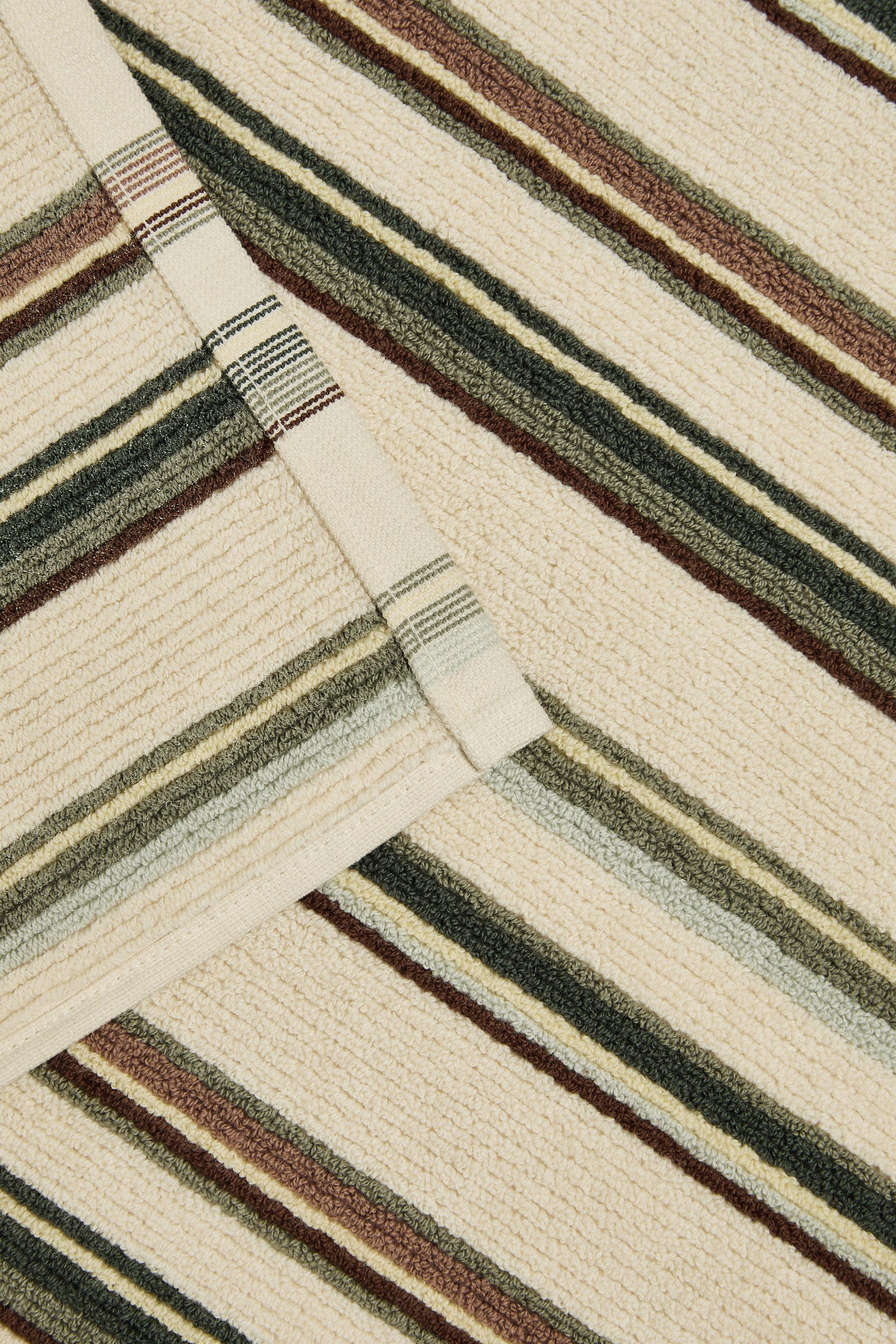 IRREGULAR STRIPED BATH MAT