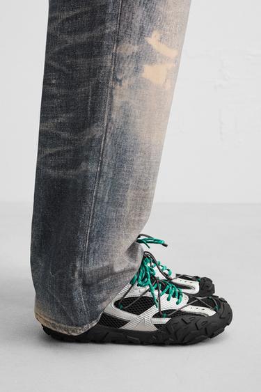 Zara TEXTURED SOLE SNEAKERS - Multi-color - Image 0