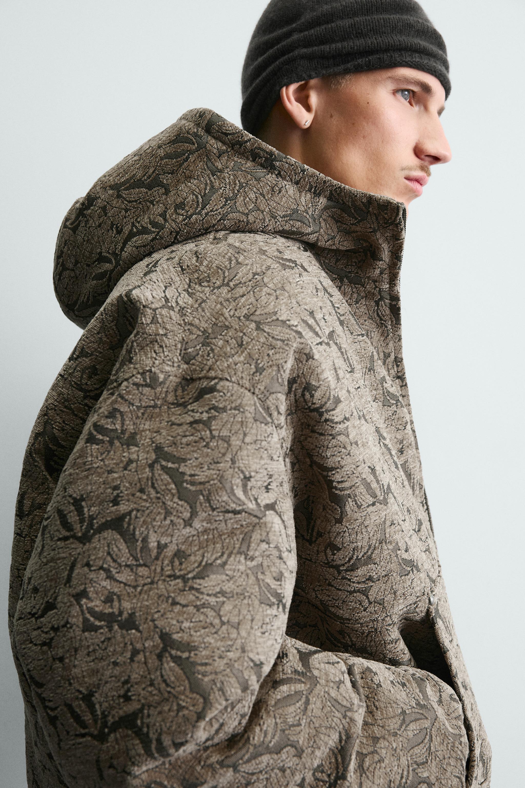 JACQUARD PUFFER JACKET