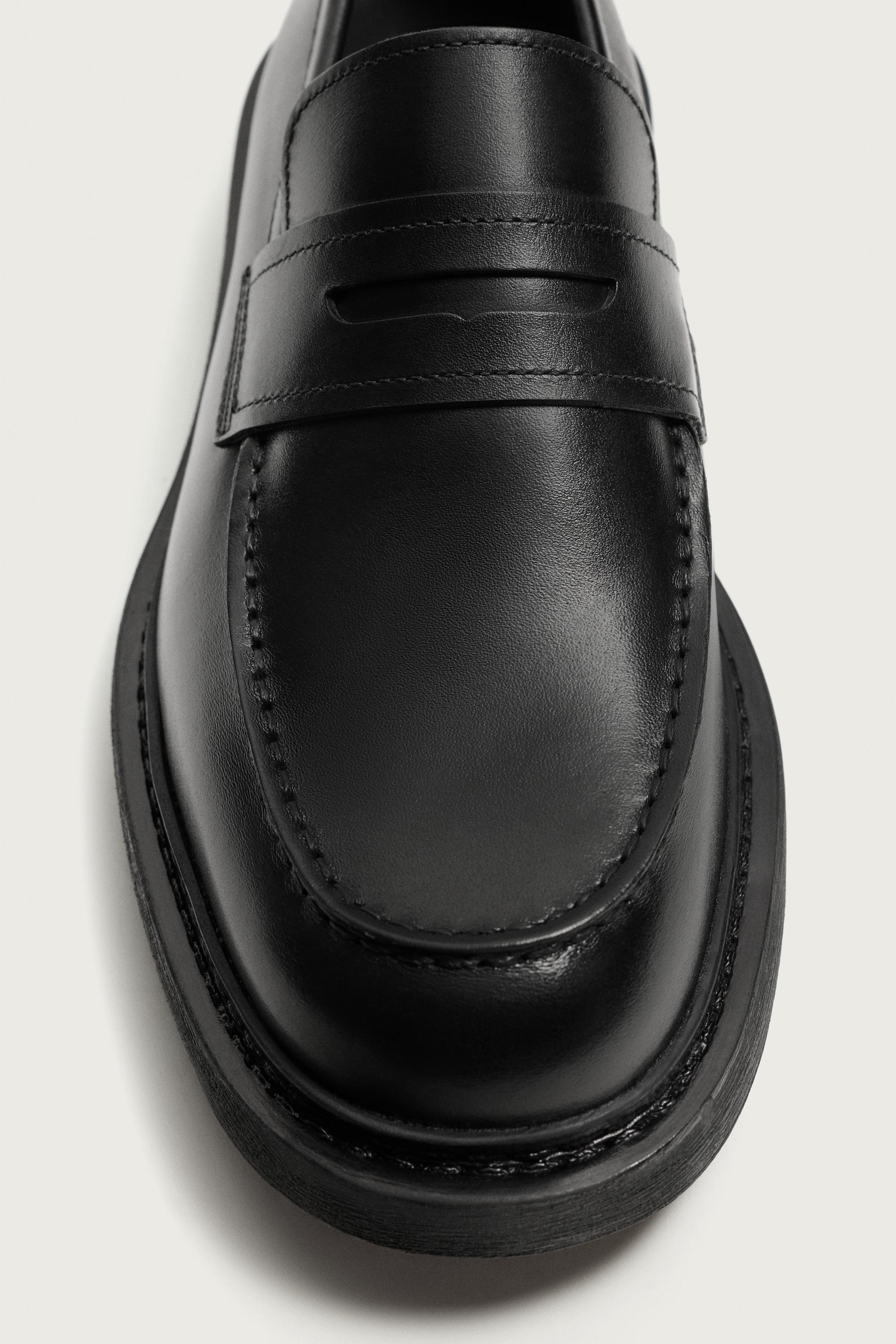 MOCASSINS EN CUIR TRACK À MASQUE