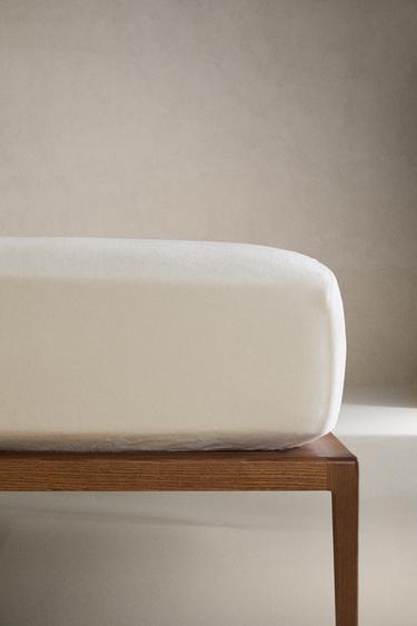 SÁBANA BAJERA PELO - Blanco de Zara - Imagen 0