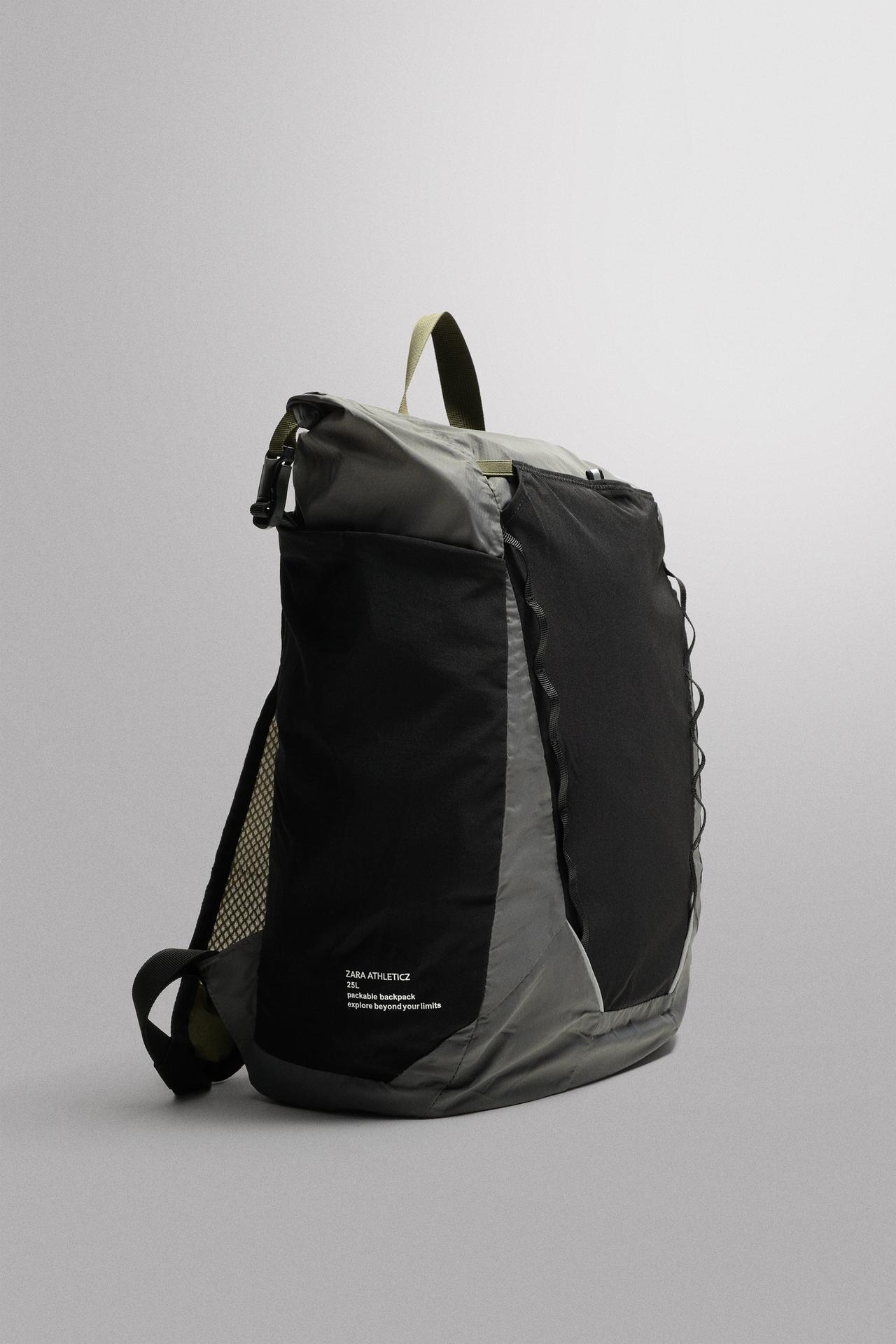 25L FOLDABLE SPORTS BACKPACK — Black