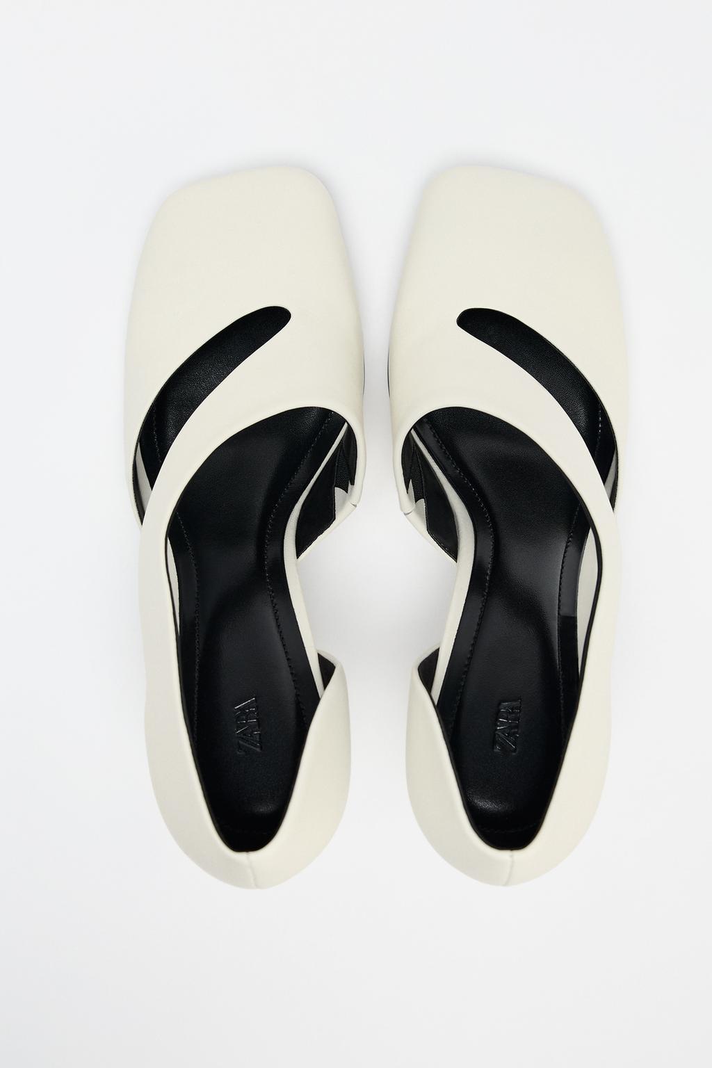 Thumbnail image for ASYMMETRIC LEATHER HIGH-HEEL SHOES