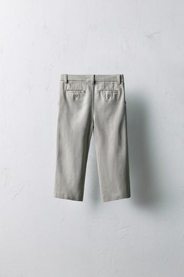 2-5 YEARS/ LIMITED EDITION TWILL TROUSERS - washed green by Zara - Image 1