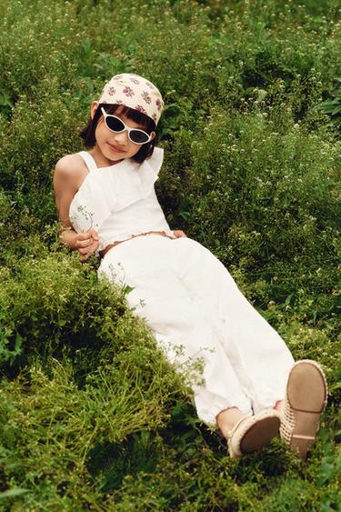 CATEYE RESIN SUNGLASSES - Oyster-white by Zara