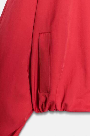 ZW COLLECTION BOMBER JACKET - Red by Zara - Image 4