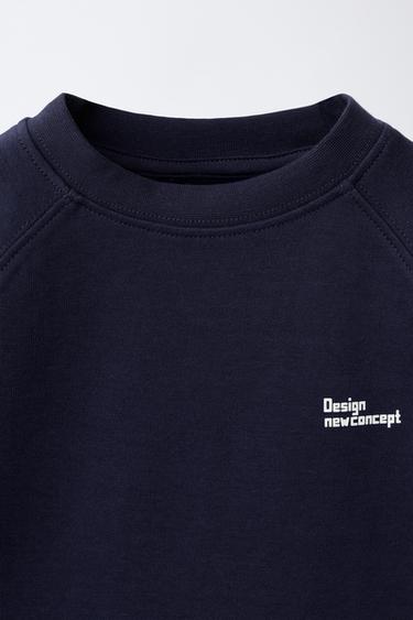 INTERLOCK T-SHIRT AND BERMUDA SHORTS JOGGING SET - Navy blue by Zara