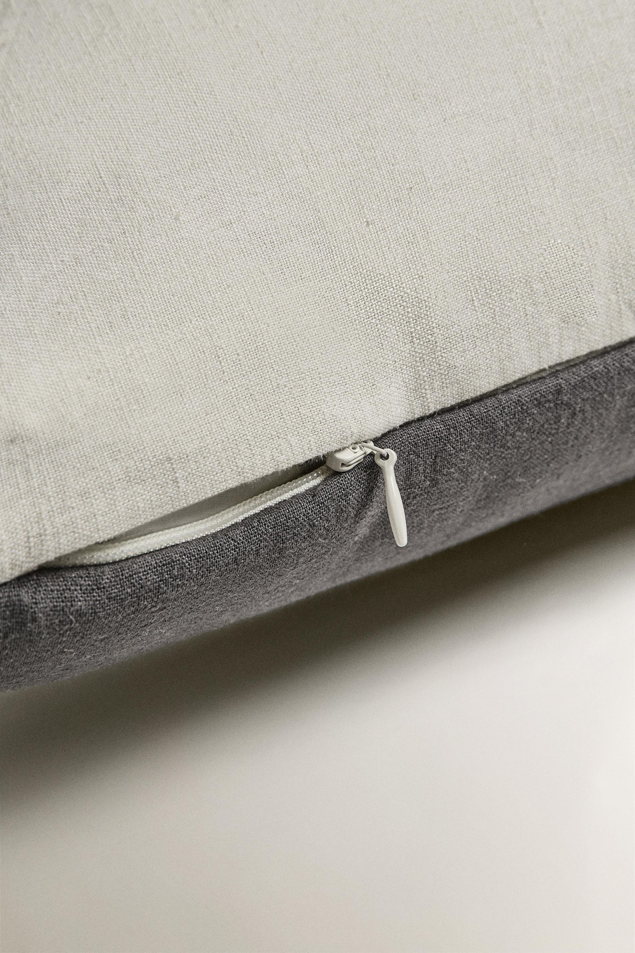 LINEN AND COTTON PILLOW SHAM FOR QUILT