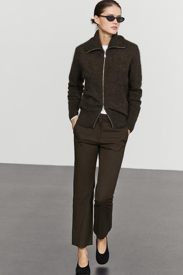 Stretch kick flare pants — Chocolate 1