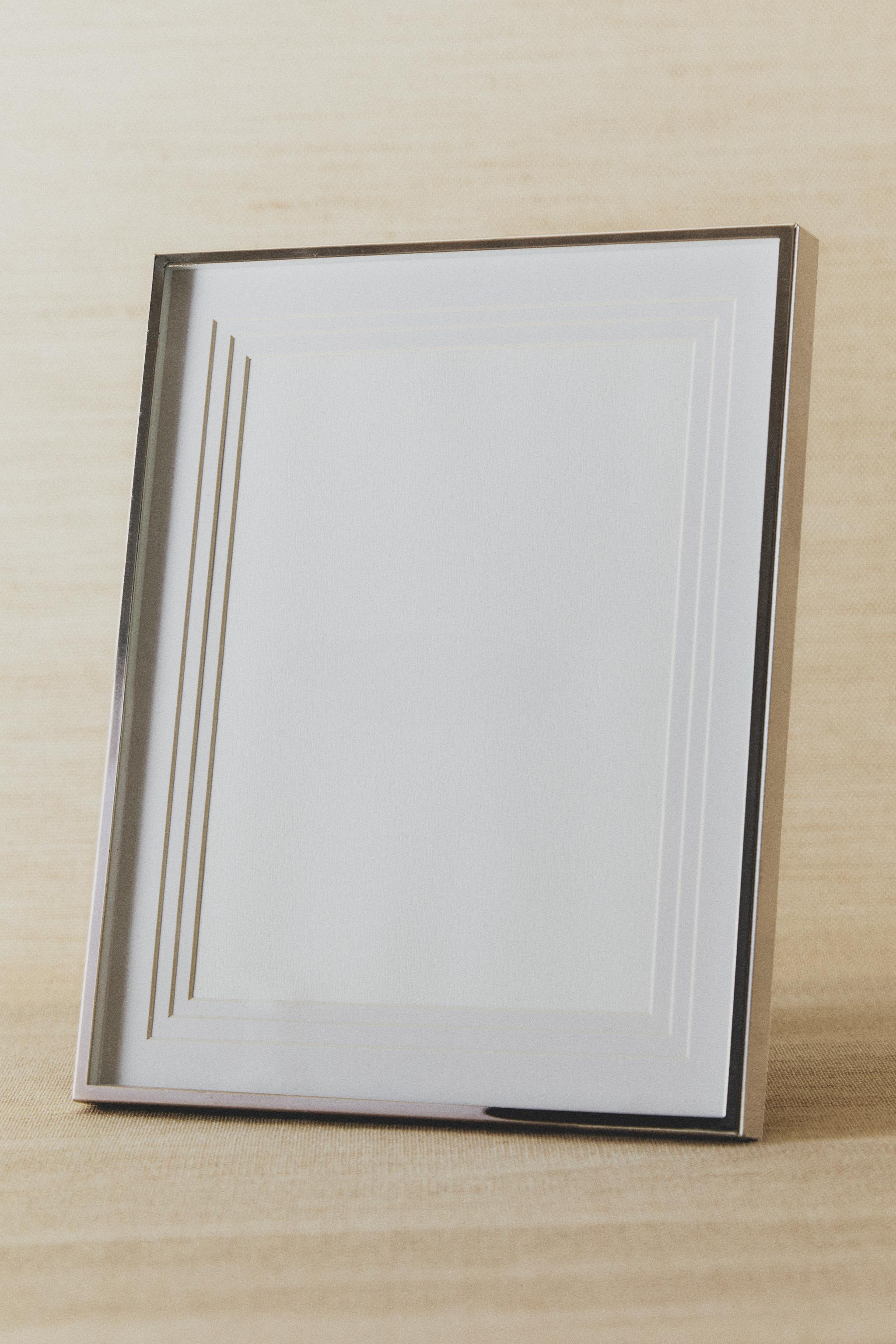 zara メタル エッジ XLサイズ フォトフレーム 絵画 アート メタル