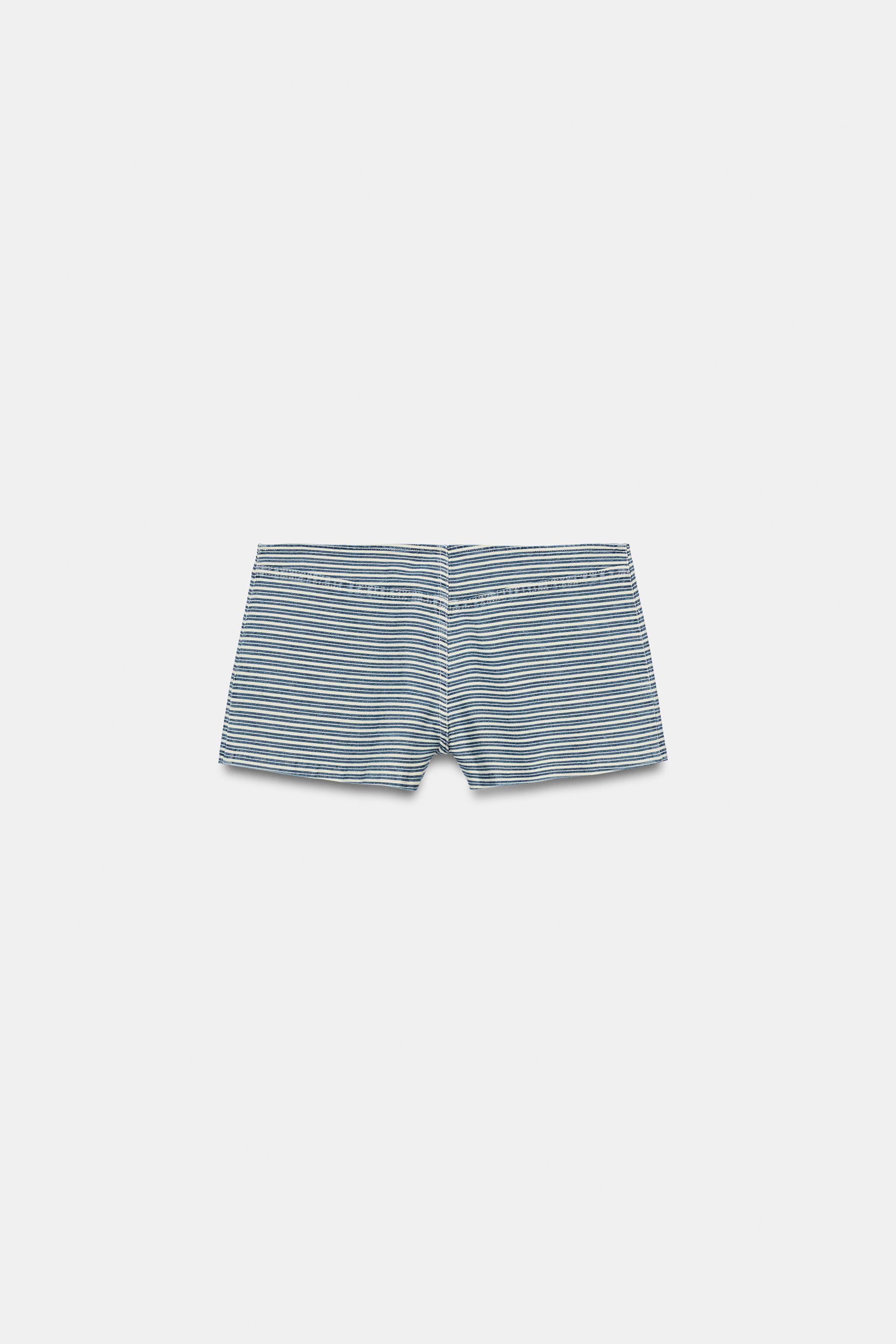MINI STRIPED SHORTS