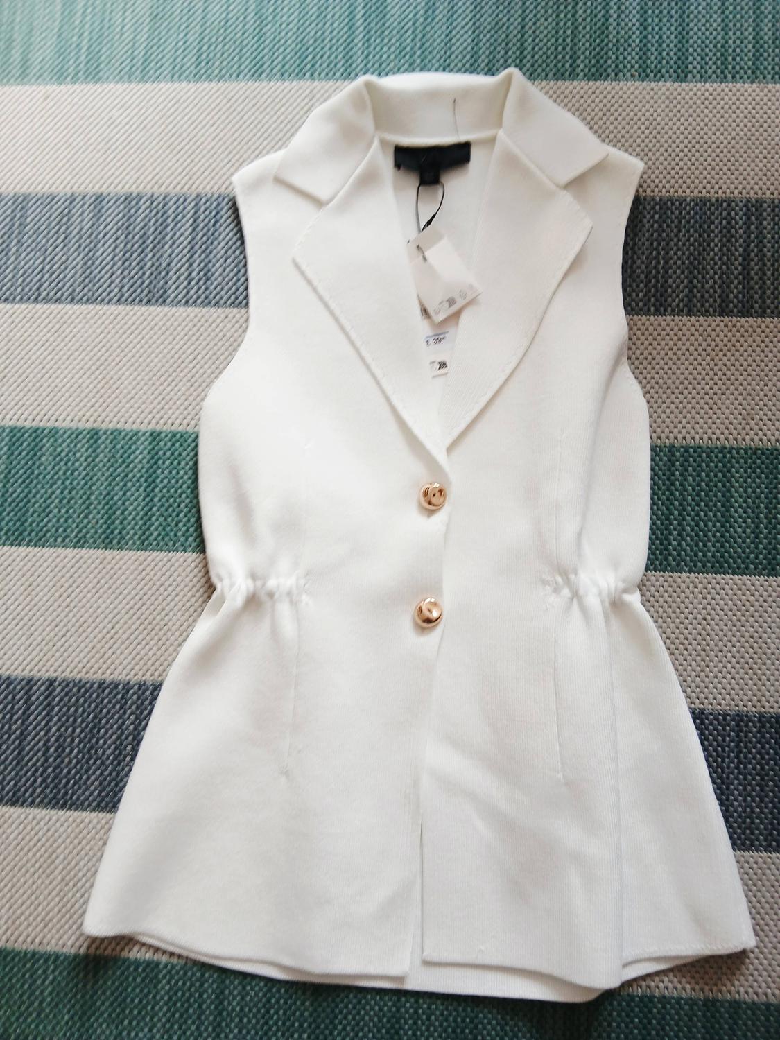 WAISTCOAT TOP WITH GATHERED WAIST DETAIL - Image 4