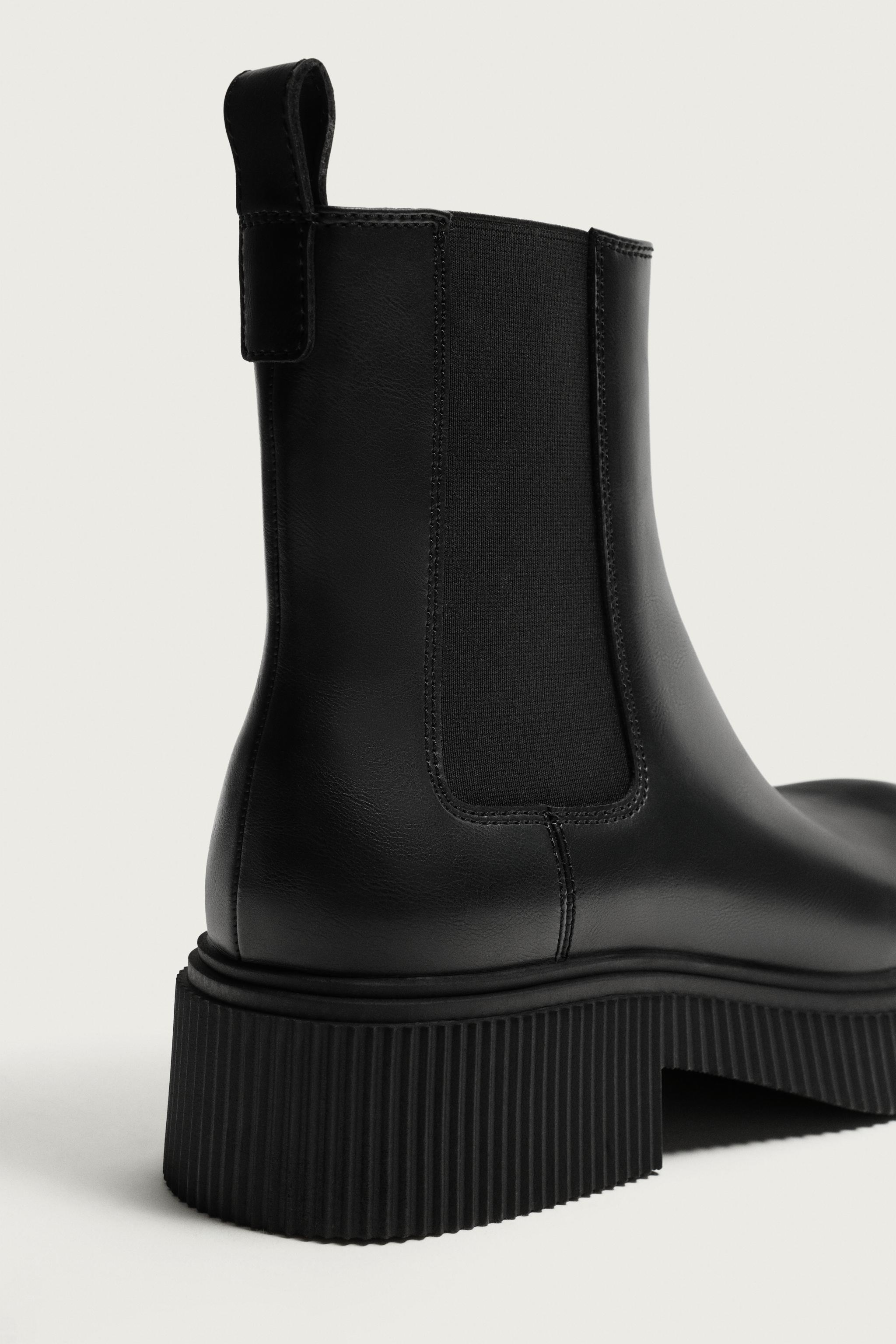 ZARA チャンキーチェルシーブーツ 41 チャンキーチェルシーブーツ - ブラック | ZARA Japan / 日本